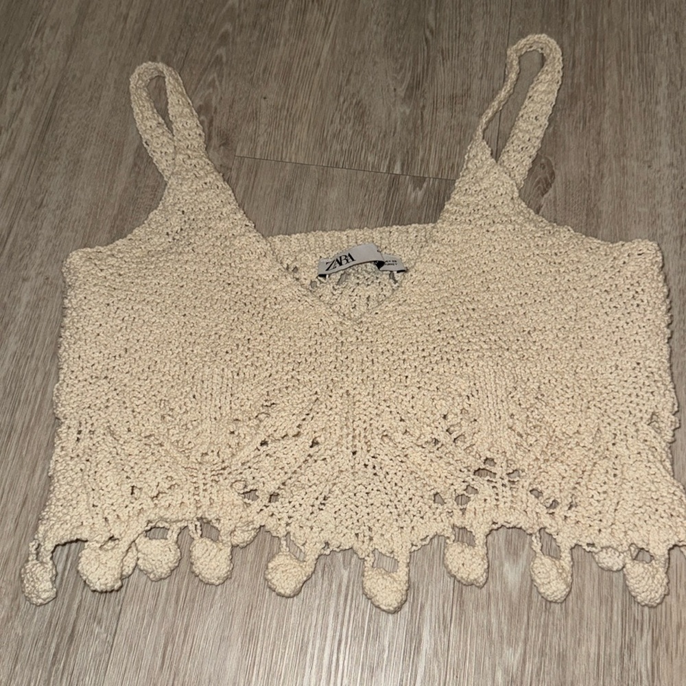 Zara Crochet Top